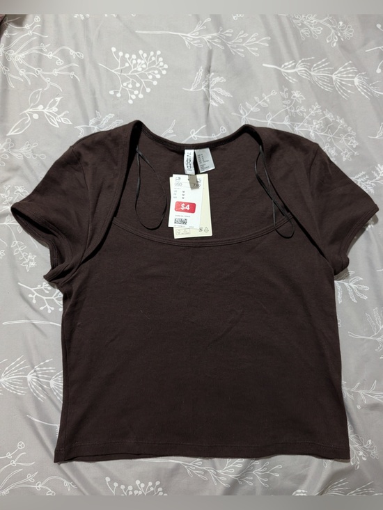 Divided Tops - Divided Brown Women's Crop Top